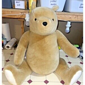 Vintage Large Disney Classic Pooh Gund Plush 26” Seated JUMBO